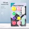 Multi-Hole Self-Adhesive Cable Organizer and Power Cord Holder