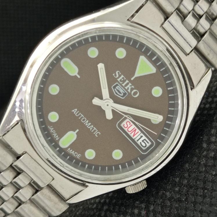 

Б/У винтажные часы SEIKO 5 AUTOMATIC 7S26A JAPAN MENS D/D BROWN 612-a319030-9 SKU612-a319030