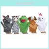 Niedliche Tier Plüsch Handpuppen für Kinder Weiche und sichere Geschenkidee zum Spielen und Dekorieren 20 cm Höhe