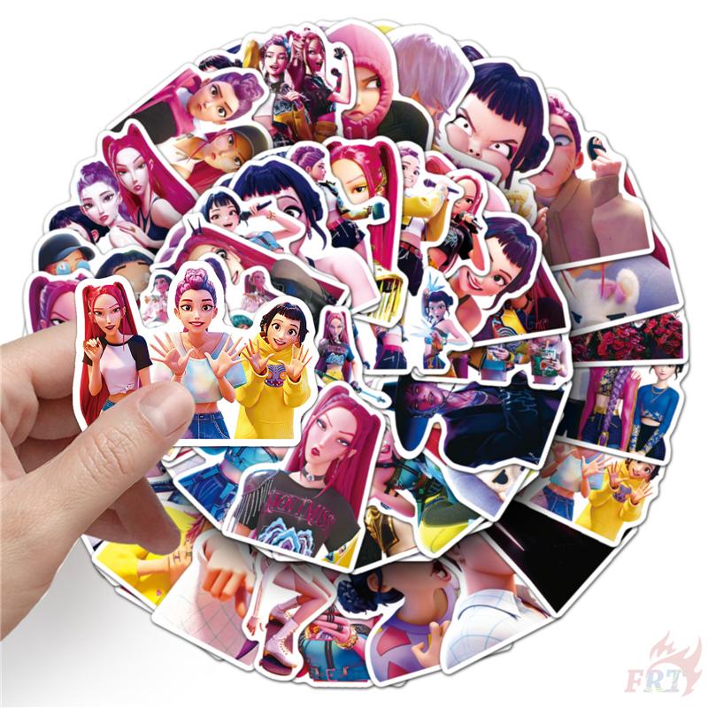 50Pcs/Set KPop Demon Hunters Series 05 Stickers DIY Fashion Waterproof Doodle Decals Stickers