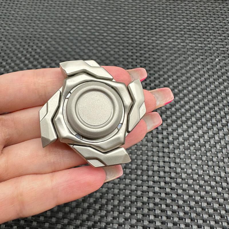 Mini EDC Fidget Spinner Open Armor Top - Magnetic Metal Stress Relief Toy for Adults Anxiety Relief Fidget Slider Holiday Gifts