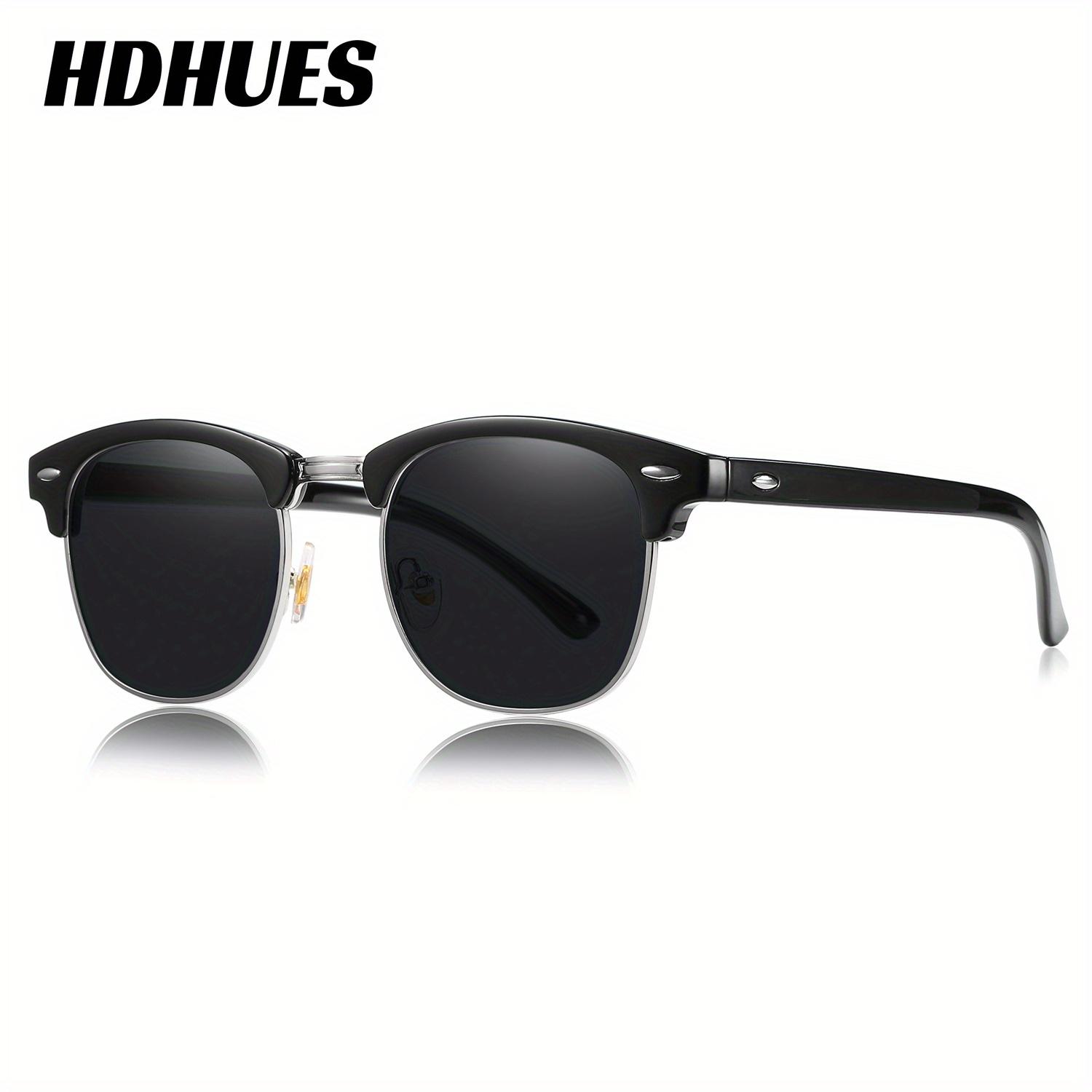 HdHues Унисекс Квадратные пластиковые поляризованные модные солнцезащитные очки — фото 9