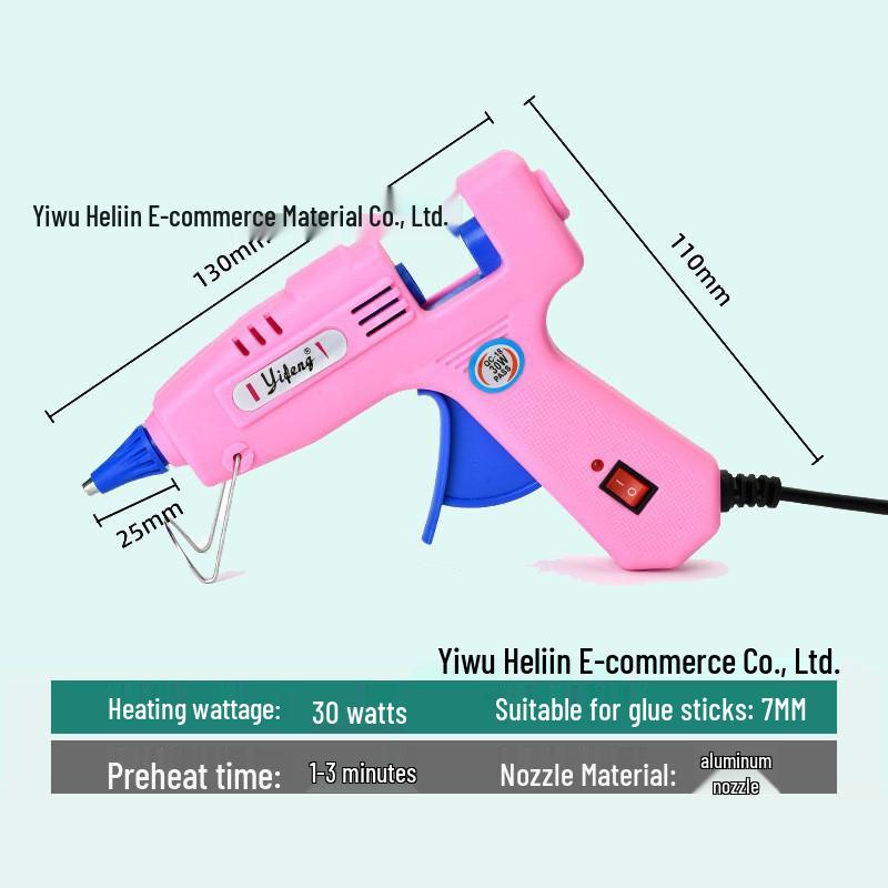 Popular 20W Hot Melt Glue Gun for DIY Jewelry and Crafts with Glue Sticks
