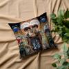 M-Michael J-Jackson-ES Copricuscino Cantante Casa Biancheria da Letto Divano Soggiorno Federa Cuscino Semplice Morbido Pelle Copricuscino Regalo per Festa