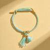 Handmade Dragon Boat Festival Bracelet: Five-Color Woven Rope with Zongzi Tassel – Ornament for Kids & Adults, Perfect Festival Gift