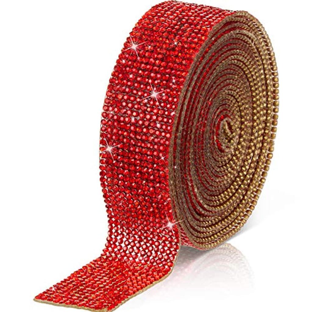 Rhinestone Crystal Car Sticker DIY Accessory - Diamond Patch Glass Strip