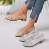 Summer Shallow Mouth Pointed Bow Bow Peas Single Shoes Women's Korean Version of A Pedal Breathable Mesh Women's Shoes