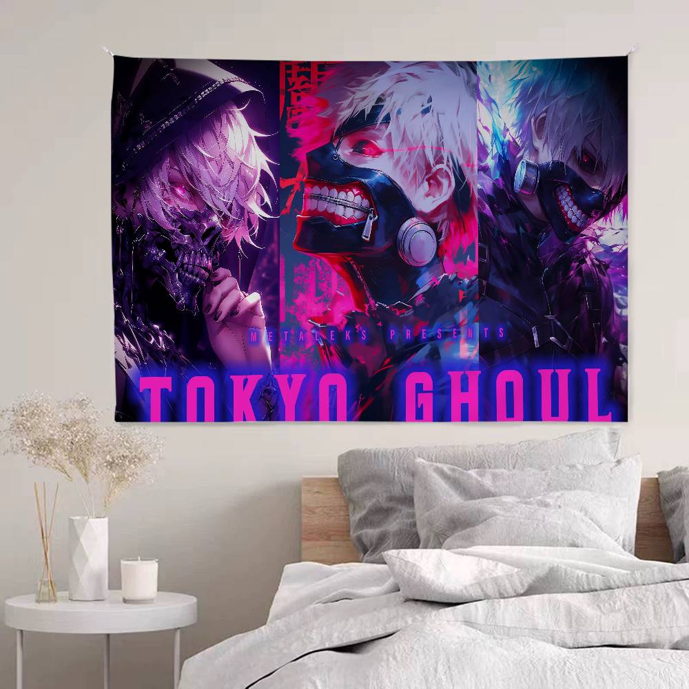 Anime Tokyo Ghoul Hanging Bohemian Tapestry Bohemian Wall Tapestries Mandala Cheap Hippie Wall Hanging