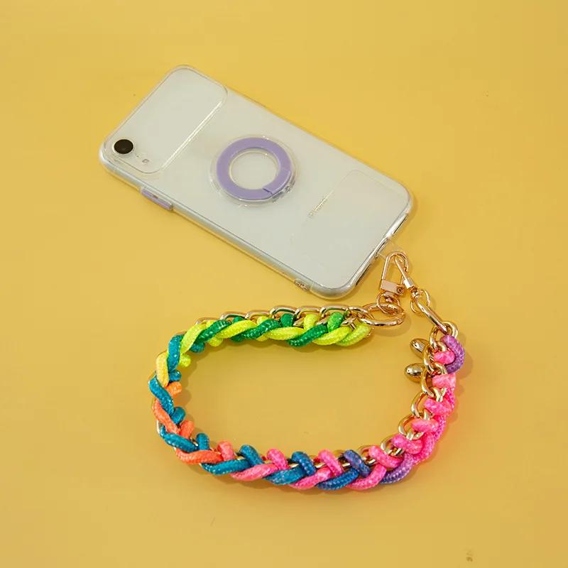 DIY Lady Handbag Braided Bag Straps Handmade Rope Woven Design Short 40cm Length Bag Strap Easy Matching Chain Shoulder Bag Belt