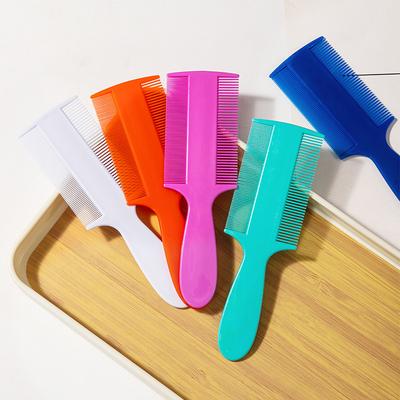 Oboustranný hřeben na vši Jemný zub Masážní hřeben pokožky hlavy Profesionální mřížka na odstranění blech Ultra husté hřebenové zuby pro děti Pet