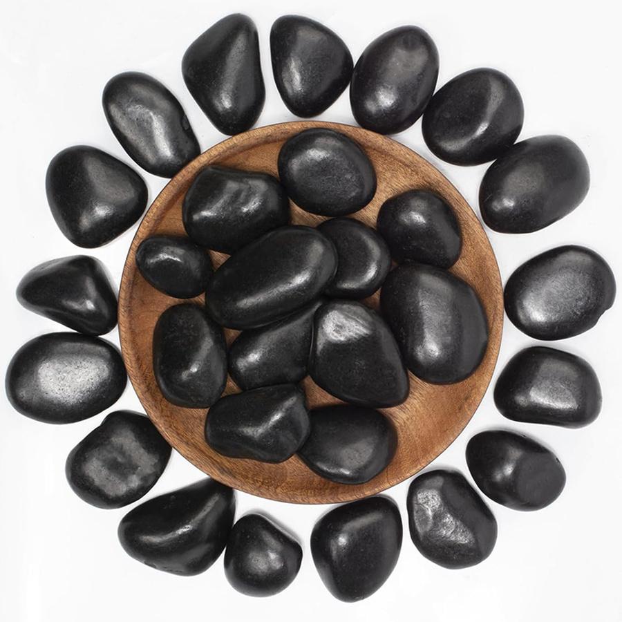400g High Polished Natural Pebbles 2-3cm Landscape Decoration Peddles for Fish Tank Aquariums Horticultural Decorative Stones