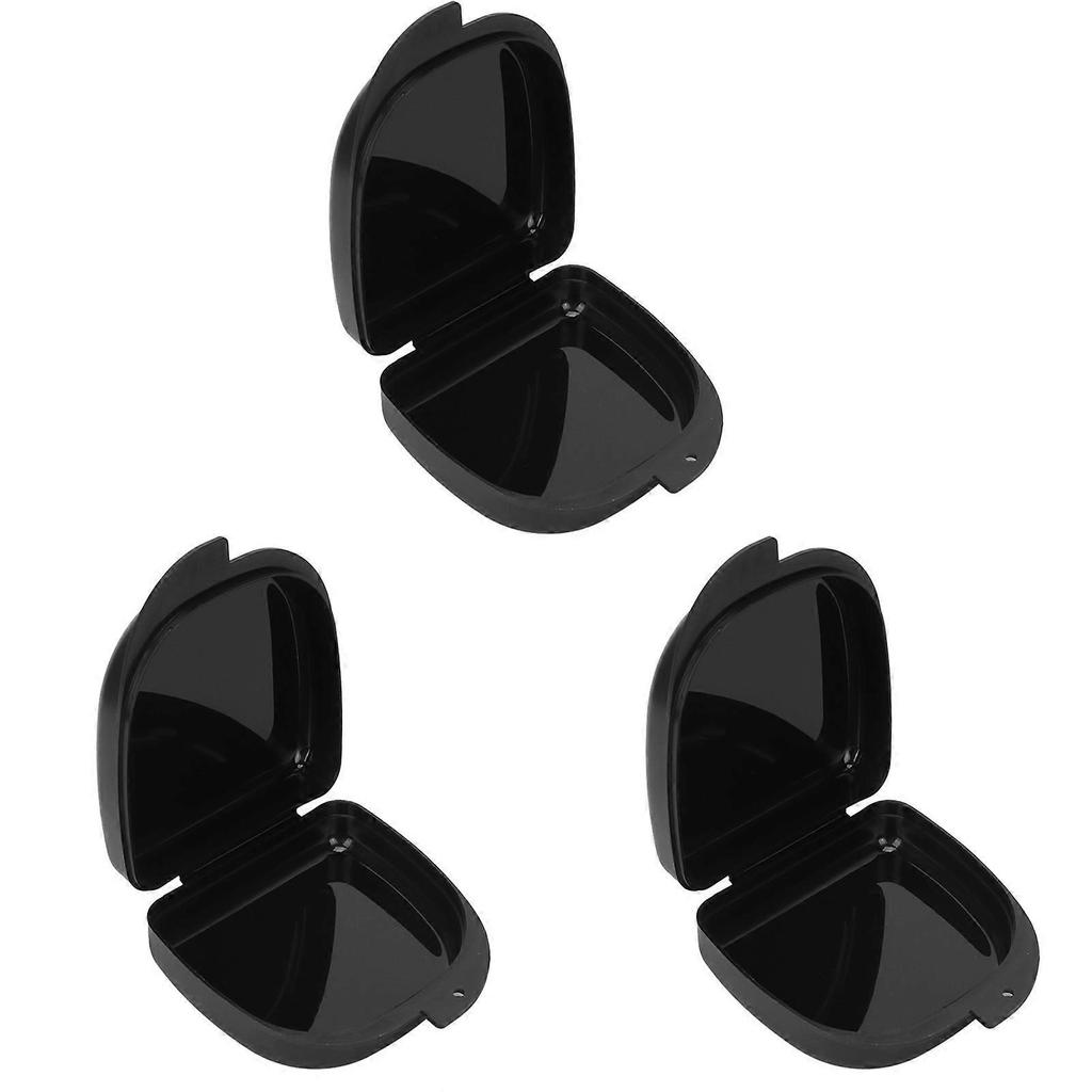 Dental Retainer Case Compact Denture Travel Mouth Guard Case Storage Container for Accessories