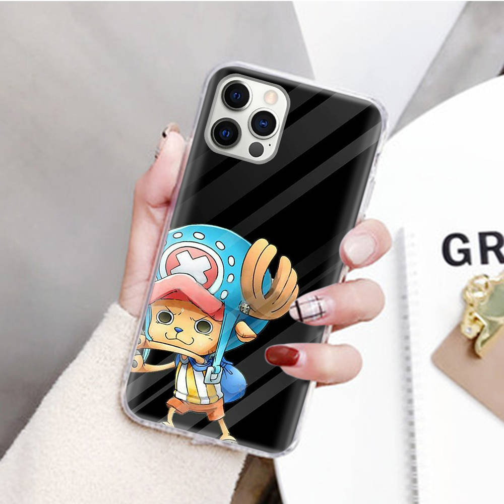 

JW63 One Piece Chopper Прозрачный чехол для Samsung A04 A14 A23 M33 M53 Realme 10 9 C35 C55 VIVO Y02 X80 Infinix Hot 30 Note 11 Tecno Spark 8P Pro Tecno Camon 19 pro эбеновый