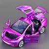 1:32 Tesla Model X Alloy Toy Car with Door Opening, Sound, and Light Features