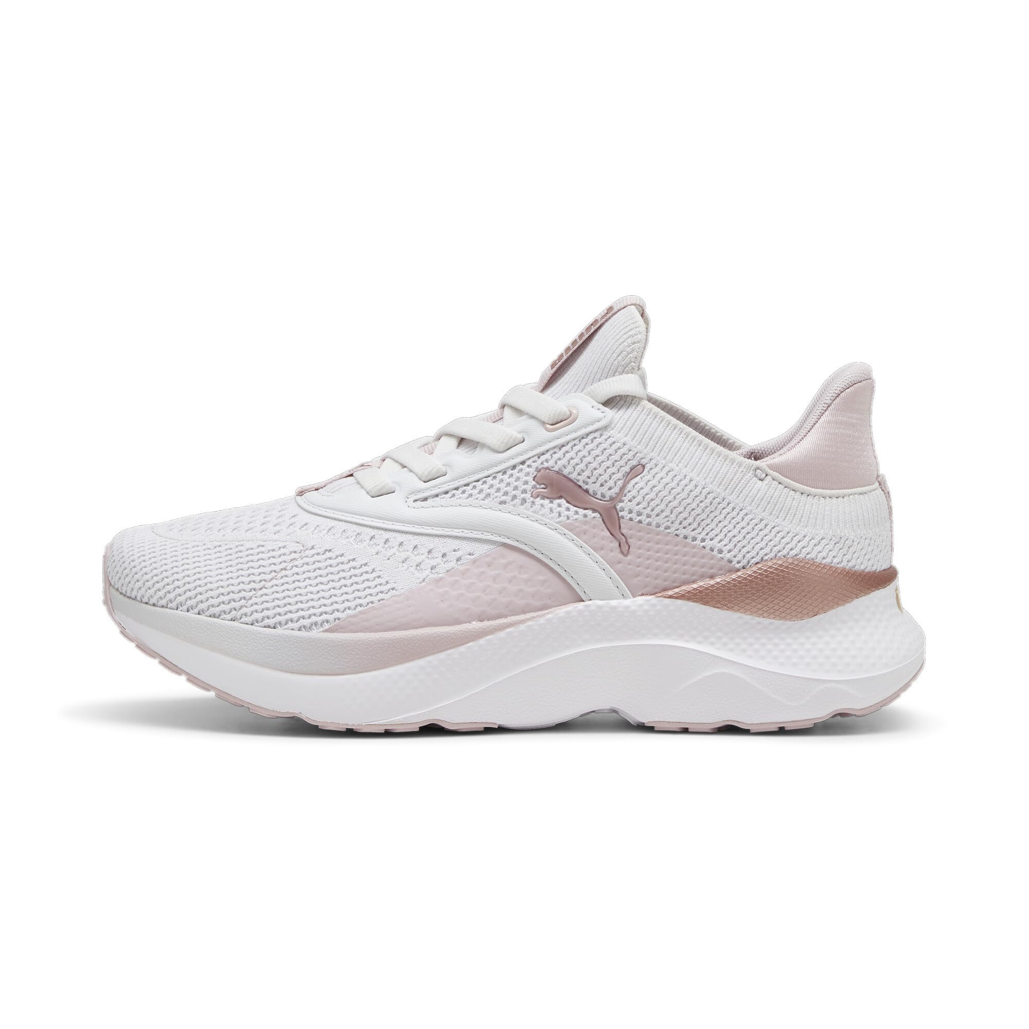 PUMA SOFTRIDE Maeve Size Pale Pink and White Women s Sneakers, 24.5,