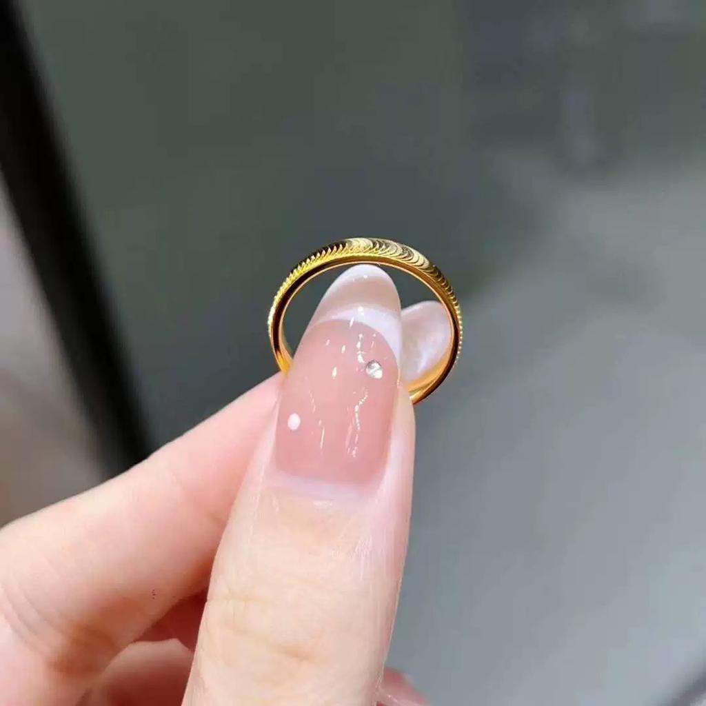Versatile Cats Eye Design Ripple Rings Modern Ripple Wave Decorated Rings Stylish Rings Accessory for Fashion Lovers