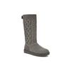UGG Cardigan Classico Lavorazione a Maglia Treccia Stivale Grigio Donna 1146010-GREY