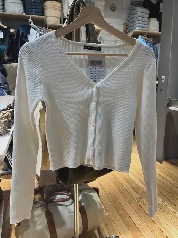 Retro Granatowy Prążkowany Kardigan z Koronkowym Kołnierzykiem dla Kobiet