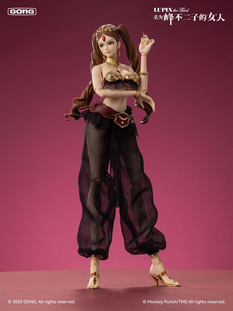 Kyoko GONG the The Woman Called Fujiko Fujiko Mine Scale PVC ABS Fabric Painted Movable Figure "LUPIN Third Mine" 1/6 & &