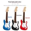 4-string Children Electric Guitar Toy with Music Light Beginner Electric Guitar Ukulele Children's Toy Musical Instrument Gift