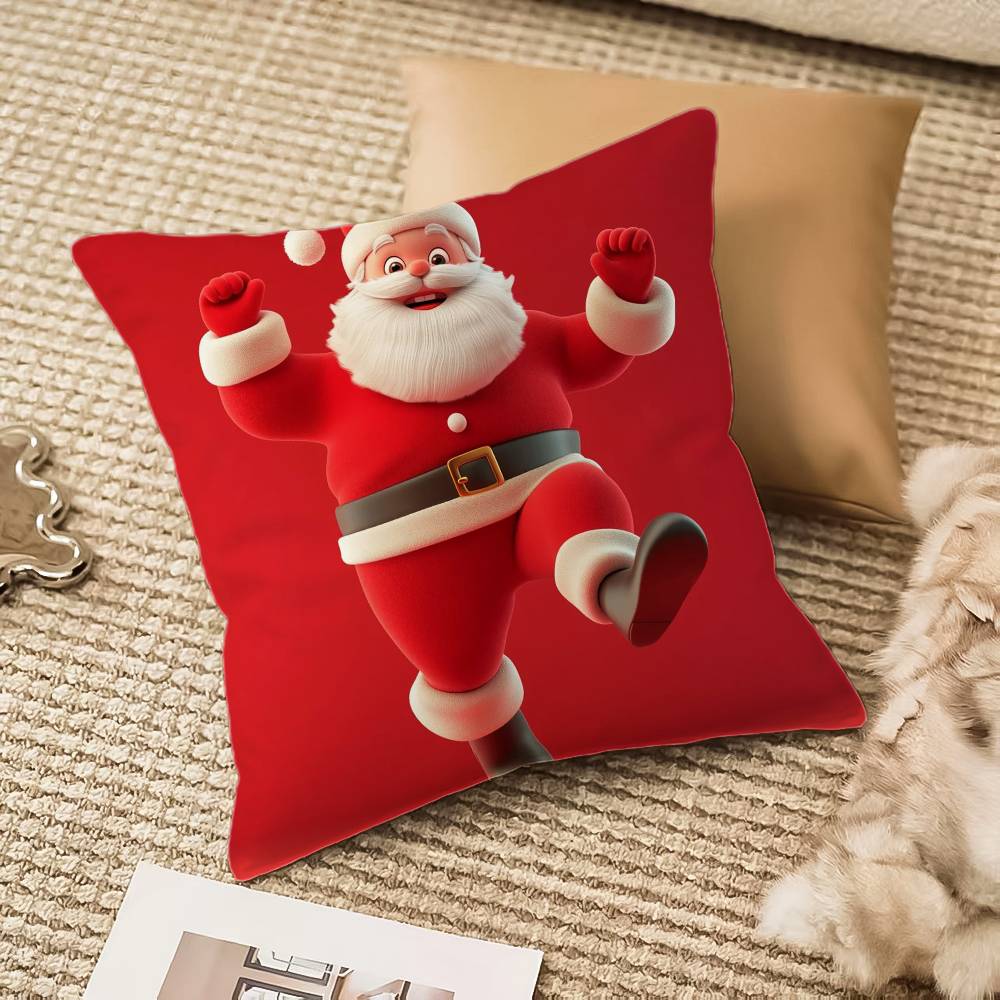 Weihnachtsmann Kissenbezug Hausstaubmilbenabweisend Unsichtbarer Reißverschluss Sofa Bett