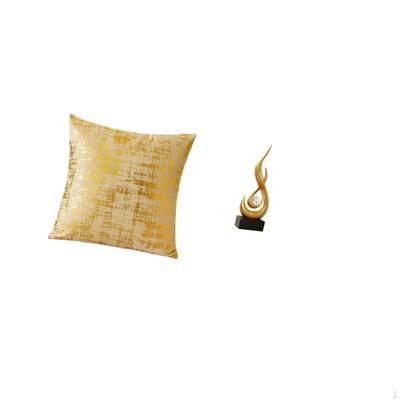 Elegant Abstract Fire Pillow Cover Modern Art Sculpture Cushion for Living Room Office Dorm Car Home