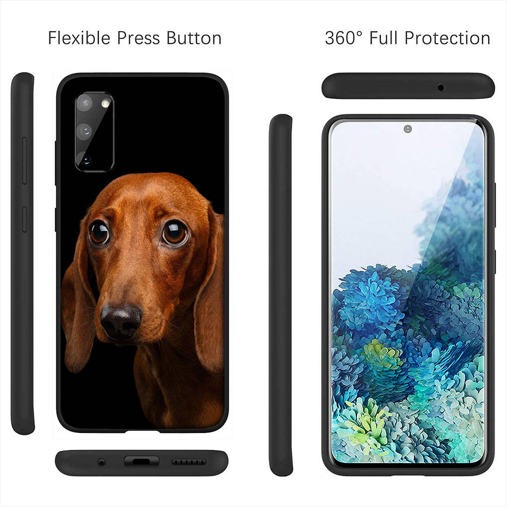 Für Motorola Moto Edge 70 60 50 G54 G04 G24 G15 G86 Samsung Galaxy S25 iPhone 17 16 15 Xiaomi Redmi Note 14 13 Pro Max Handyhülle Dackel Hund Hülle