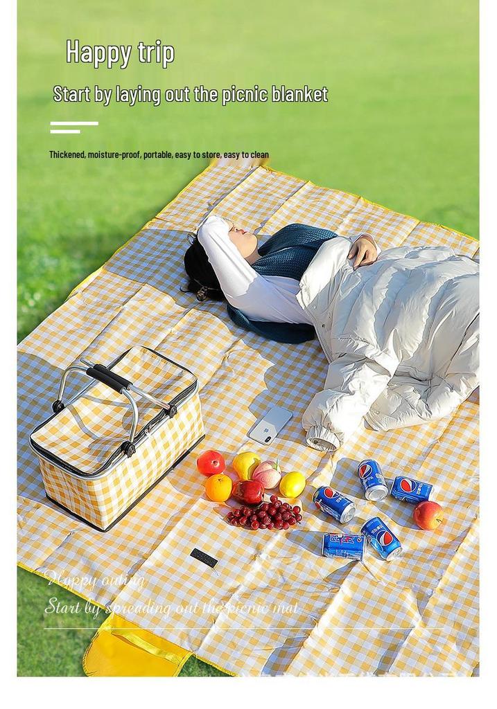 Cesta de Picnic Plegable Aislada de Gran Capacidad - para Exteriores y Personalizable