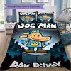Black Dog Cartoon Pattern Bedding,Quilt Set Quilt Cover Pillowcase Home Birthday Gift (1*duvet Cover+2*pillowcase,without core)ZSJT0917192