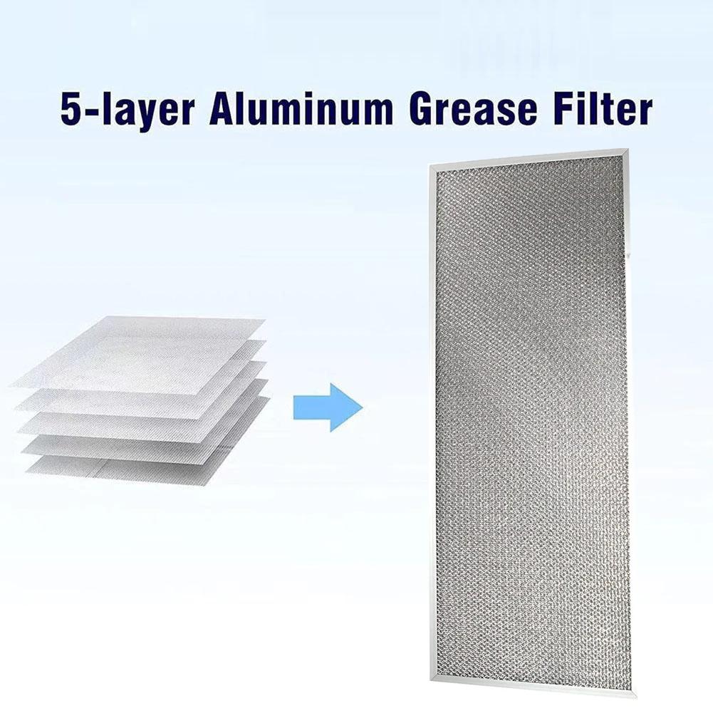 

Grease Filter for Range Hoods Made of Aluminum Alloy Size 486x194x9mm Compatible with Multiple Models Part Number 102687 R4204 China Mainland