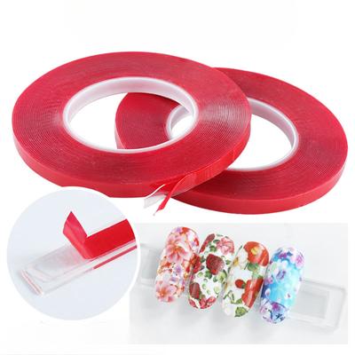 Nail Art Tools, Transparent Double-Sided Tape, Crystal Adhesive Tape, Seamless Nail Art Shop Nail Work Display Glue