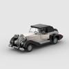 MOC Old Car Vintage Classical Veteran Vehicle Creative Model Building Block Racing Brick Toy Christmas Gift City Technical
