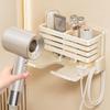 Suction Cup Wall-Mounted Hair Dryer Holder
