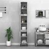 VidaXL Armoire de salle de bain gris béton 30x30x190 cm 819800