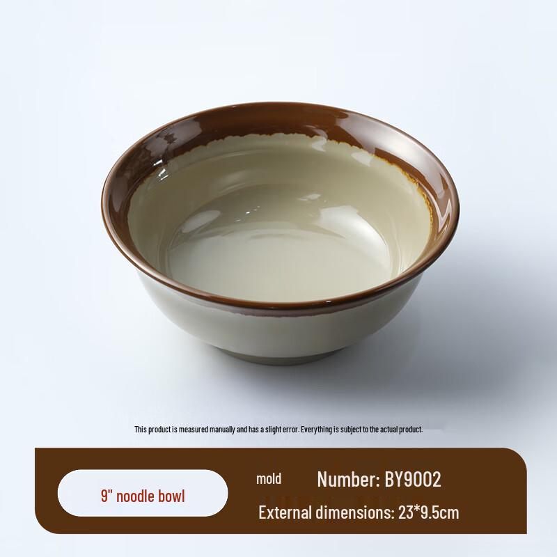 

Chinese Old-style Melamine Noodle Bowl