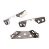 10Pcs Universal Furniture Corner Connector Stainless Steel Corner Brace Heavy Duty Angle Shelf Brackets For Wood