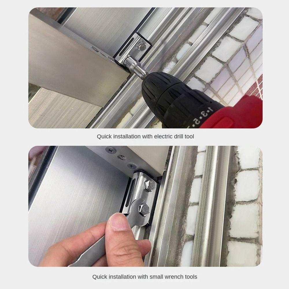 Fixed Window Locks Sliding Security Window Lock Stopper Durable Window Limiter Buckle Window