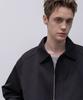Decoroso Curved Raglan Blouson Jacket [Black]