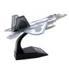 1:100 Scale United States F-22 Fighter Raptor Model & Display Stand Collection Gift F22 Alloy Model Plane Mini Home Decoration
