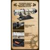 TECHING SMALL BYPASS TURBOFAN ENGINE Electric Assembling Model KIT Desktop Decorative Ornaments Adults Children's Toys Gift