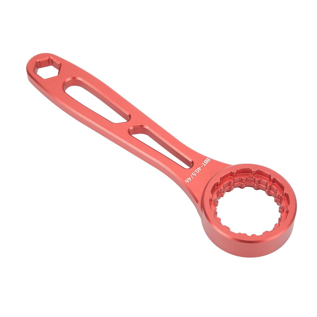 Fahrrad Tretlager Schlüssel Aluminiumlegierung Universal Hohl Fahrrad Tretlager Schraubenschlüssel für Reparatur Rot