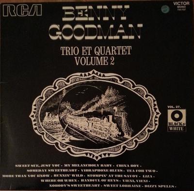 LP Record BENNY GOODMAN - Trio Et Quartet Volume 2 730707 RCA Victor France Jazz Used