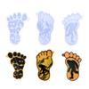 Foot Silicone Resin Mold,Foot  Epoxy Resin Casting Mold for DIY Crafts Car Pendant Jewelry Making Keychain Silicone Mold