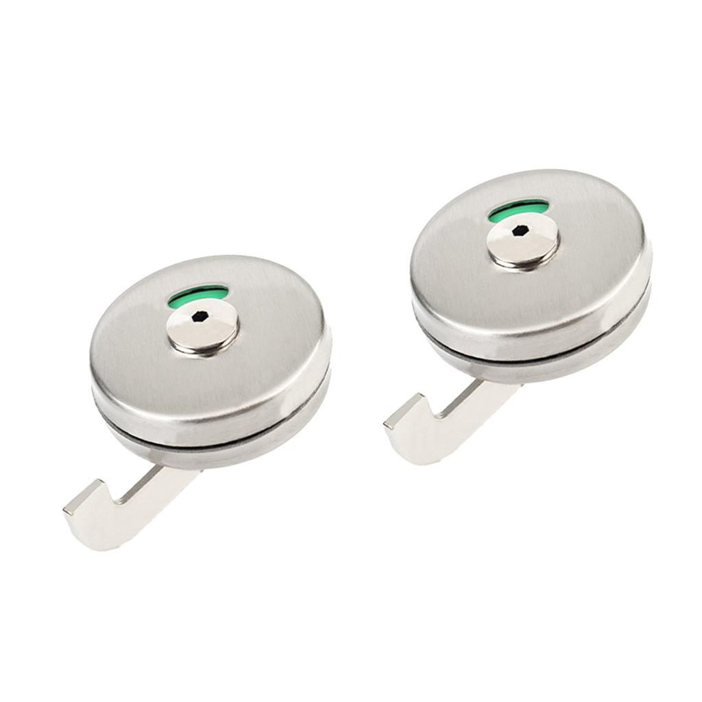 Sturdy Stainless Steel Bathroom Door Handle Set With Indicator Convenient for Easy Installation And Modern Look