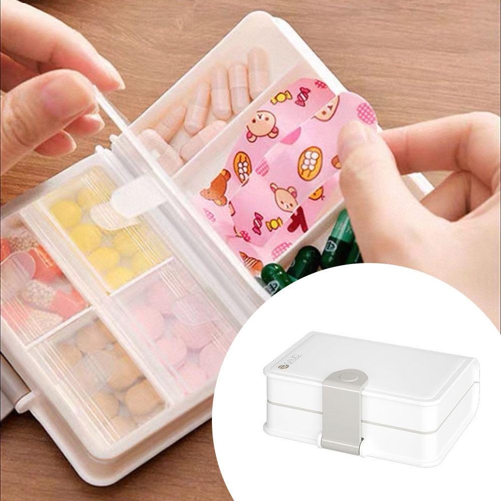 8 Grids Seven Days Pill Box Moisture-Proof Pill Dispenser  for Home&Travel
