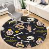 1PC Witchcraft Symbols Office Round Area Rug, Mat Suitable For Office, Under Office Chairs Bedroom Living Room Home Decor, Room Deco