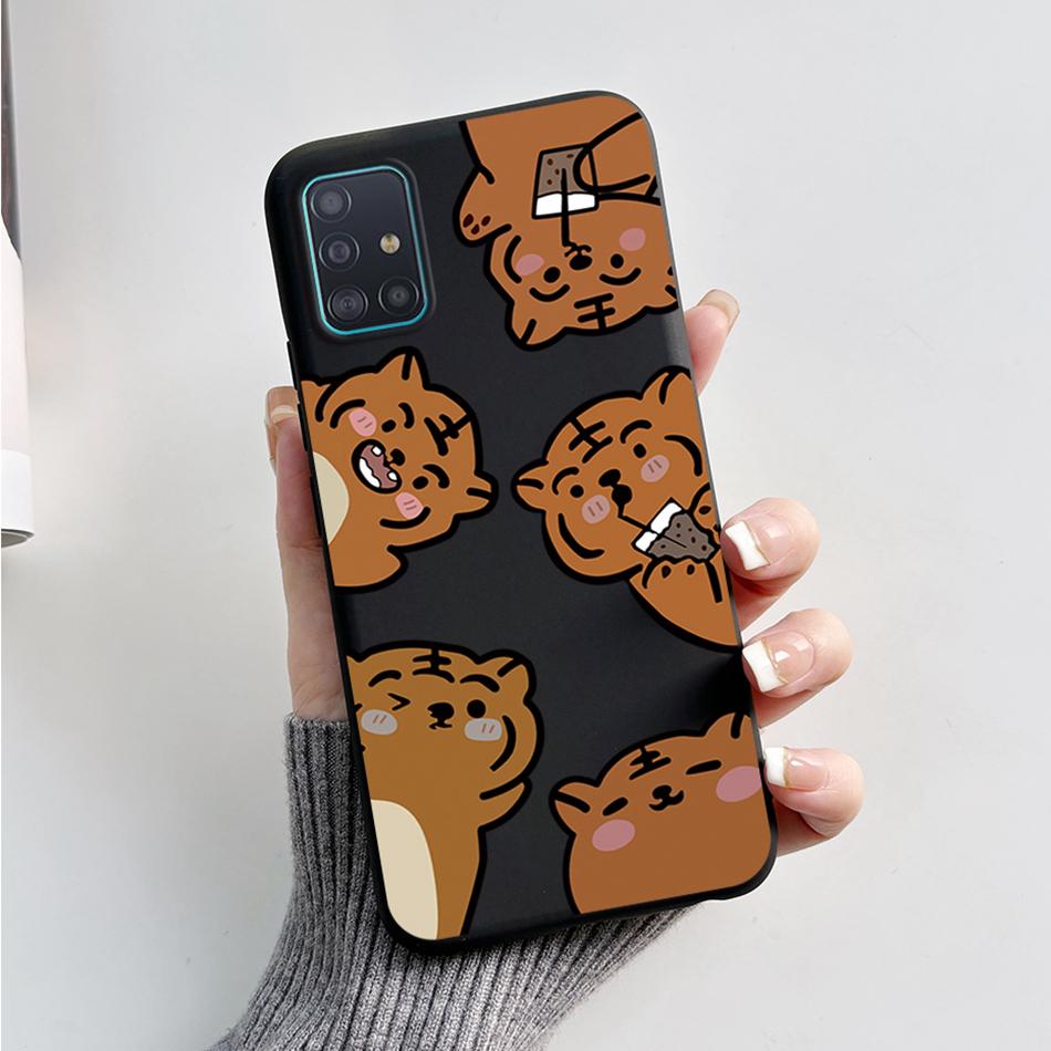 Case For Samsung A51 A71 A31 Phone Case Astronaut Liquid Silicone Full Protection Back Cover For Samsung Galaxy A 51 71 31 Capa