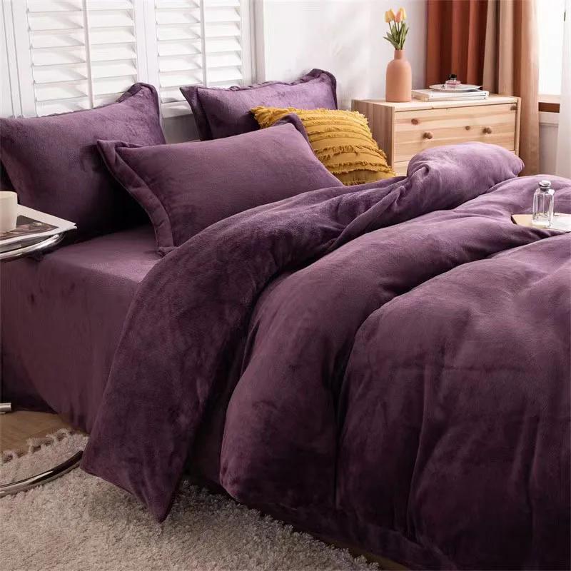 

1шт пододеяльник зимний теплый двуспальный твин королева король пододеяльник одеяло фланель одеяло чехол фланелевые пододеяльники постельное белье 200x230cm(1pcs)