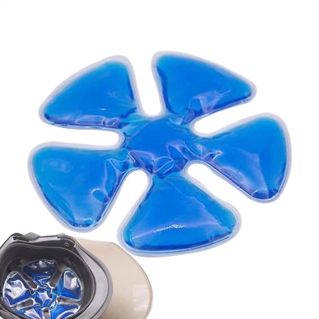 1 Stück PVC-Gelkühlpack - Verstellbares Kühlpolster für Helme & Hüte | Wiederverwendbare Kältekompresse Reise-Tragbar Outdoor-Zubehör