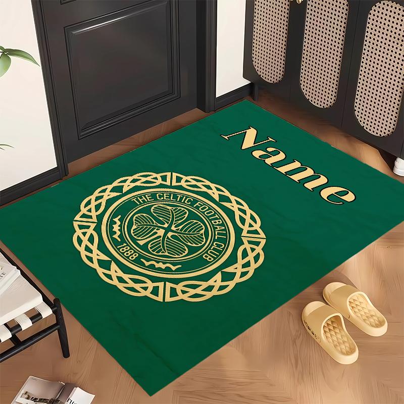 Celtic Football Club (1) Personalizovaný název Kancelářský koberec Stylová dekorace do obývacího pokoje, ložnice, kuchyně